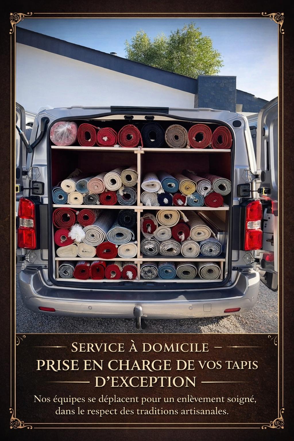 Notre atelier de restauration de tapis